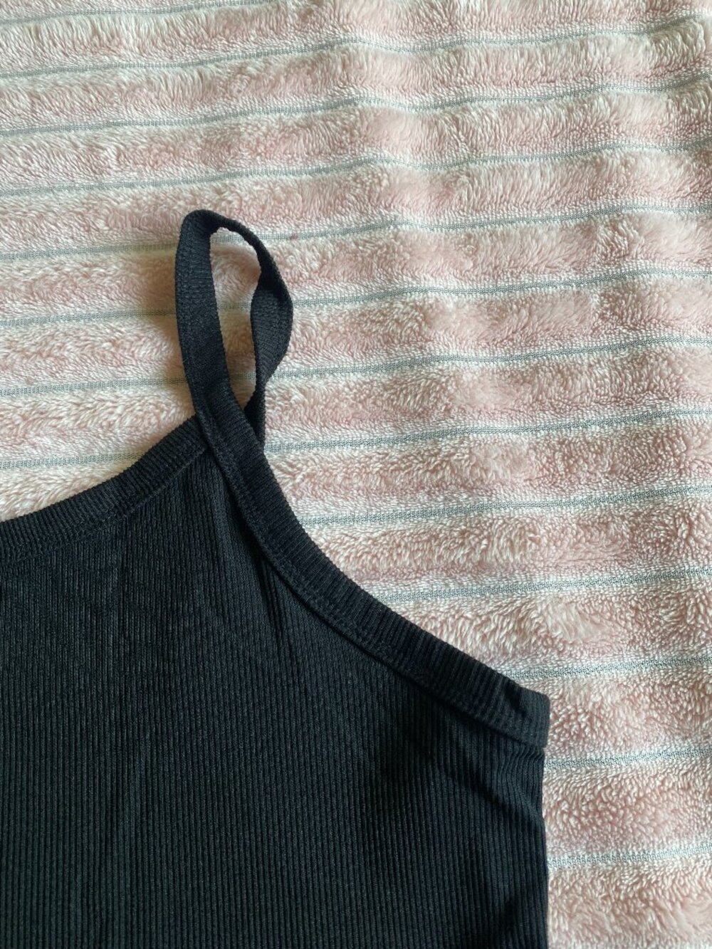 Black Ribbed Cami